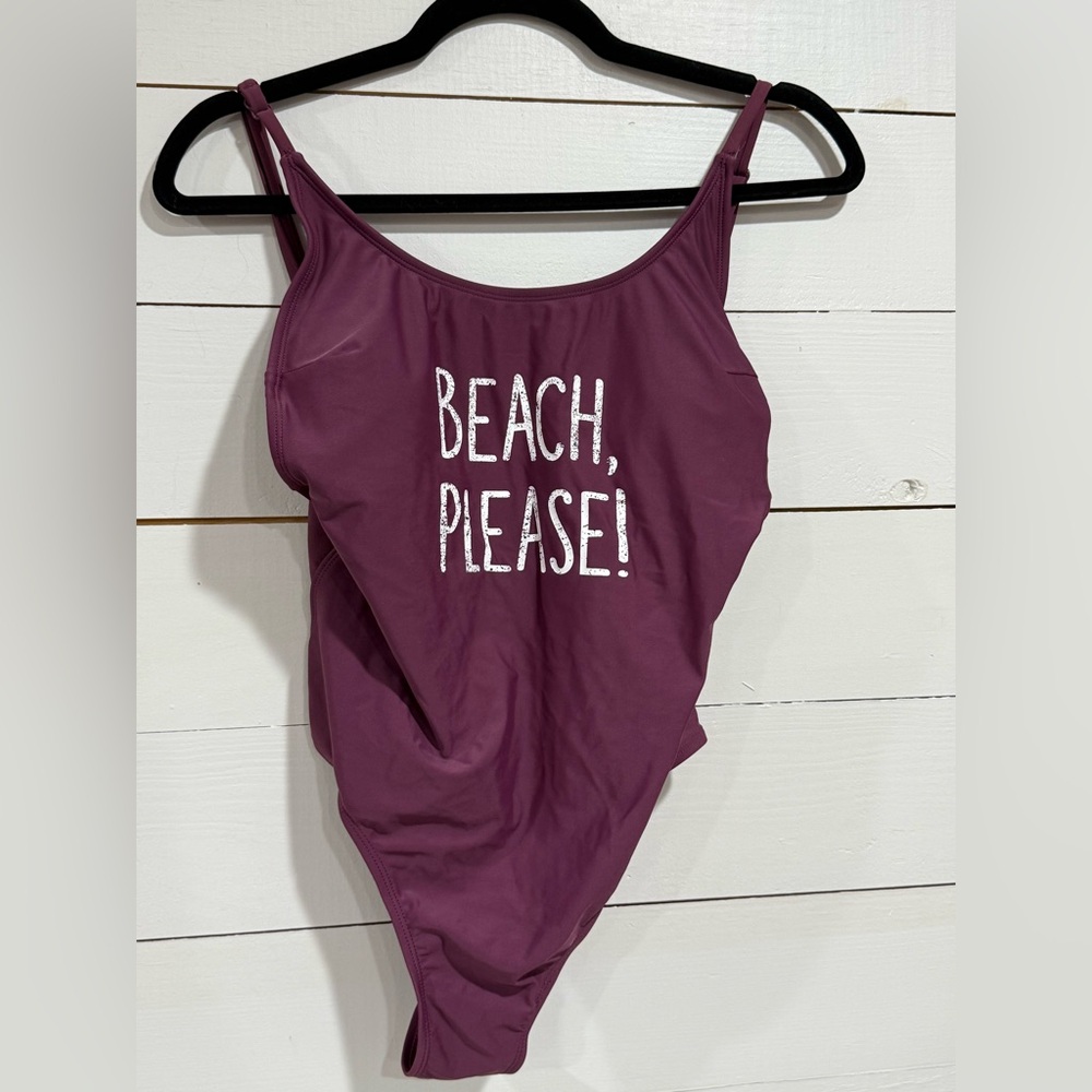 No Boundaries Plum Swimsuit